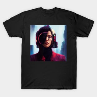 Retro Futuristic Woman T-Shirt